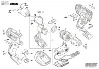 Bosch 3 603 JA3 305 Psb 1800 Li-2 Cordless Impact Drill 18 V / Eu Spare Parts